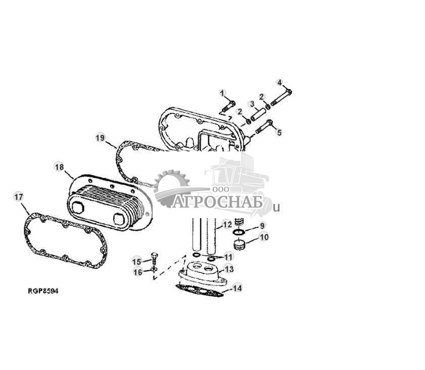 5903, 5940 Engine Oil Cooler ( 